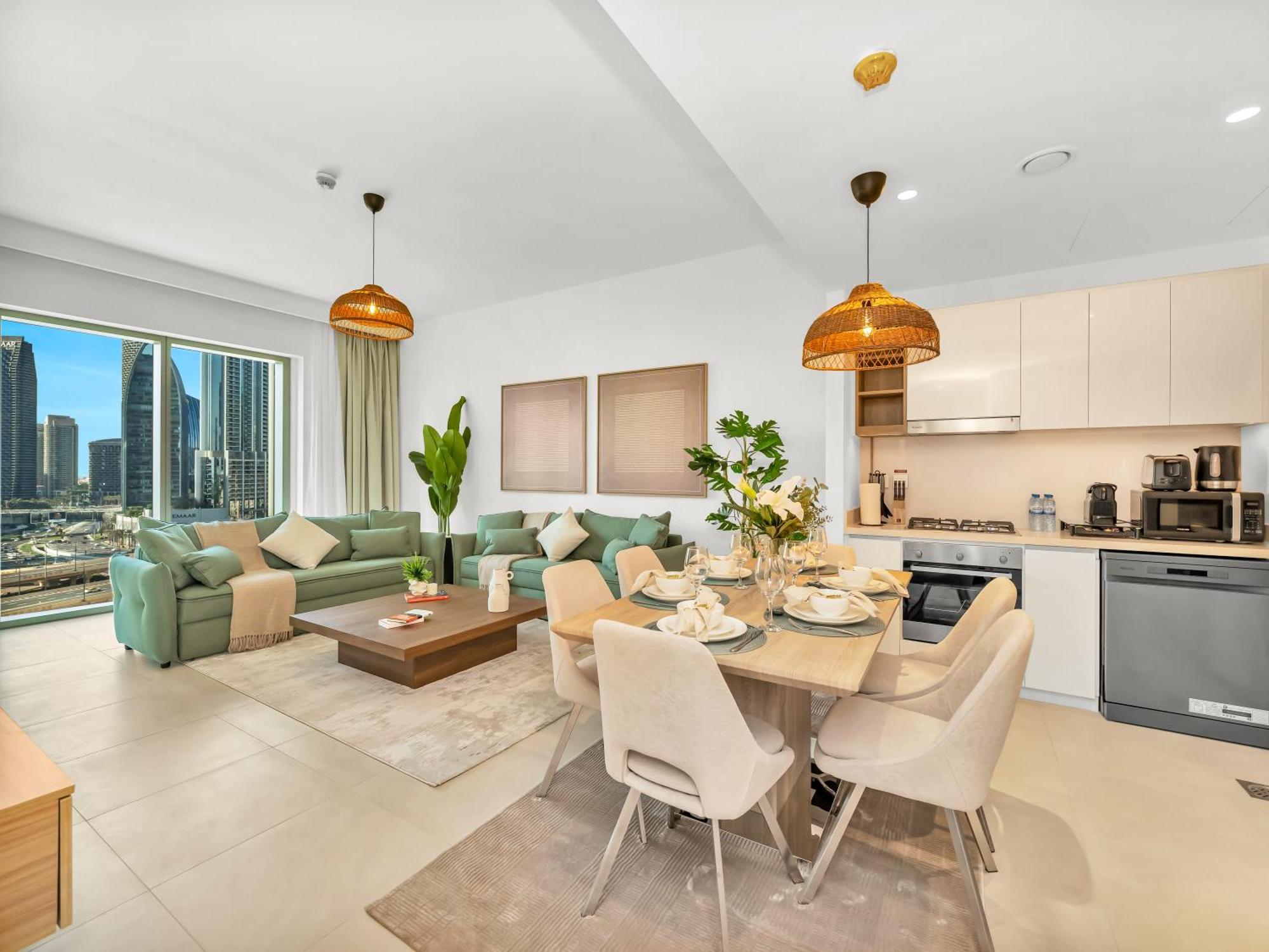 Apartment Royal Vista At Downtown Views Ii - & Burj Khalifa Views - Brand New Luxury 2br